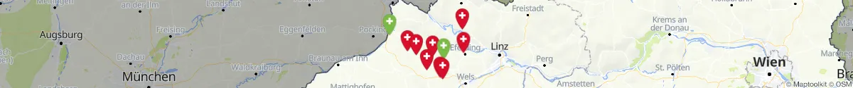 Map view for Pharmacies emergency services nearby Natternbach (Grieskirchen, Oberösterreich)